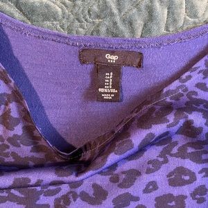 Gap Short Sleeved Leopard Print T Shirt